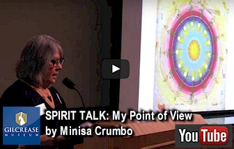 Minisa Crumbo presentation at Gilcrease Museum in Tulsa, OK - November 6, 2015